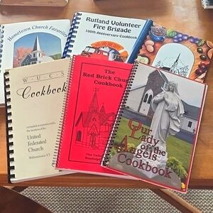 Vermont Church & Firehouse Cookbooks
